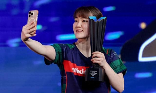 必一运动官网-WTT太原站国乒4冠收官，温瑞博成大赢家，王励勤遇到了幸福的烦恼|男单|石洵瑶|WTT常规挑战赛|大藤沙月|男单决赛_新浪体育_新浪新闻